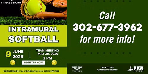 Intramural Softball Begins