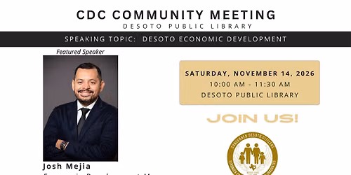 Monthly Community Meeting