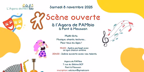 Sc\u00e8ne ouverte \u00e0 l'Agora de PAMbio