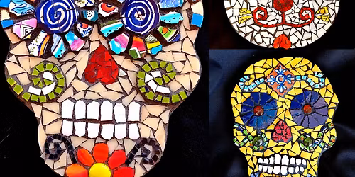 Dia De Muertos Mosaic Sugar Skull
