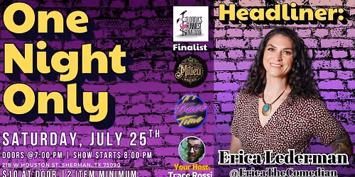 Standup Comedy - Florida's Funniest Comedian Finalist: Erica Lederman | ONE NIGHT ONLY