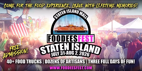 FOODEESFEST STATEN ISLAND, NEW YORK (40+ food trucks and craft vendors!)