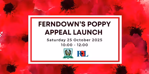 Ferndown's Poppy Appeal Launch