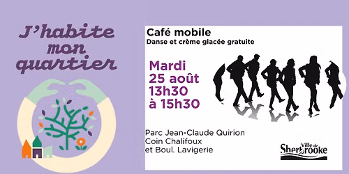 Caf\u00e9 mobile: Danse et cr\u00e8me glac\u00e9e