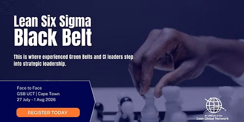 Lean Six Sigma Black Belt Training | Cape Town