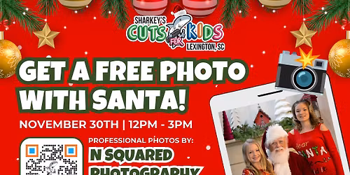 \ud83c\udf85\u2728 Santa\u2019s Back at Sharkey\u2019s Lexington, SC! \u2728\ud83c\udf85