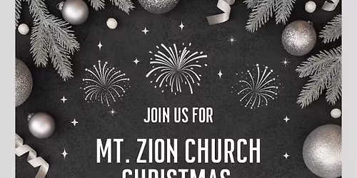 Mt. Zion Christmas Banquet