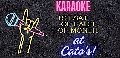 Karaoke at Cato's in Oakland Saturday night