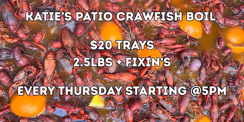 Katie's Patio Crawfish Boil