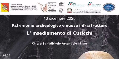 Inaugurazione Mostra e convegno sulle scoperte archeologiche di Contrada Cuticchi (Assoro).