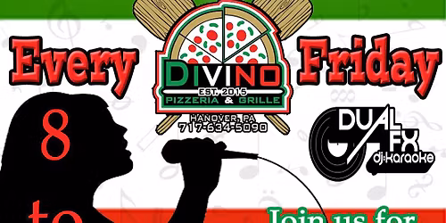 Karaoke night at Divino Pizzeria and Grille Hanover!