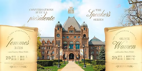 The Speaker's Series: The Astonishing Lives of Older Women