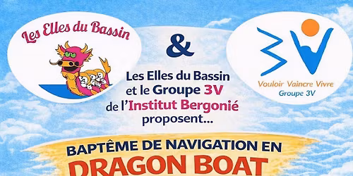 Initiation au dragon boat avec les Elles du Bassin 