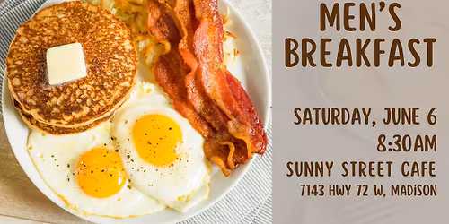 Men's Breakfast at Sunny Street Cafe