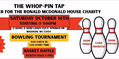 Whop-Pin Tap Bowling Tournament & Basket Raffle Fundraiser