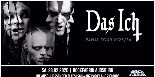 DAS ICH - Fanal Tour 2026 | + Vague Phonique & ALLES! SCHWARZ PARTY | Rockfabrik Augsburg