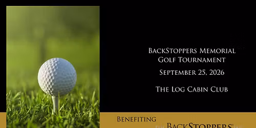 BackStoppers Memorial Golf Tournament