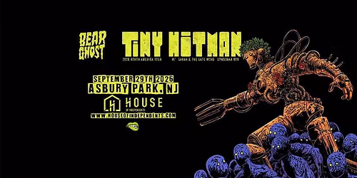 BEAR GHOST "Tiny Hitman Tour 2026" - Asbury Park, NJ