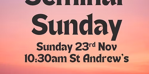 Seminar Sunday
