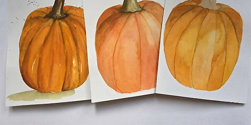 Watercolors for Beginners: Pumpkin
