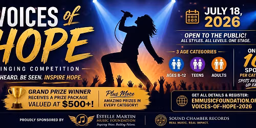 Voice of Hope 2026!