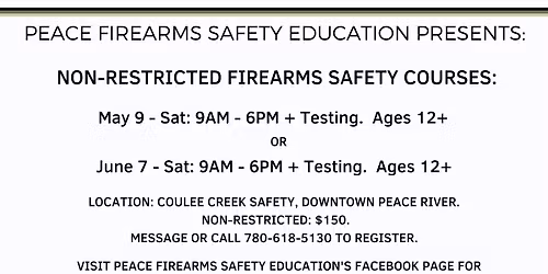 Firearms Safety Course (PAL)