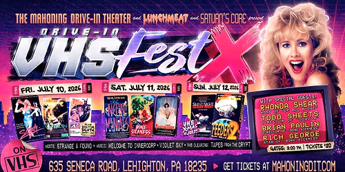 VHS-FEST X: w\/ Rhonda Shear, Retro VHS Market + More