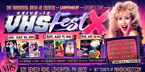 VHS-FEST X: w\/ Rhonda Shear, Retro VHS Market + More