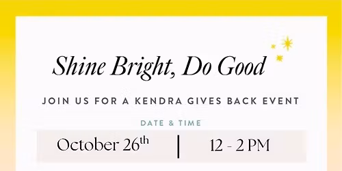 Kendra Scott In-Store Event for CDS Family & Behavioral Health Services