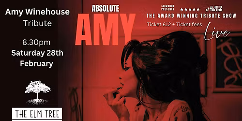 Absolute Amy - Amy Winehouse Tribute - STANDING ONLY