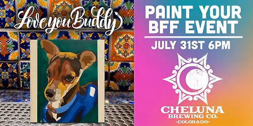 Pet Portrait Event @Cheluna Brewing, Stanley Marketplace w Love You Buddy