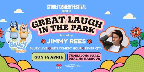 Great Laugh in The Park - Family Fun Day hosted by Jimmy Rees, with Bluey Live & more
