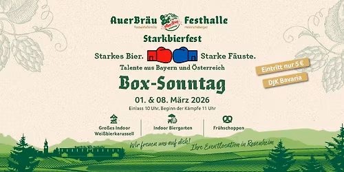 Boxveranstaltung Rosenheimer Starkbierfest