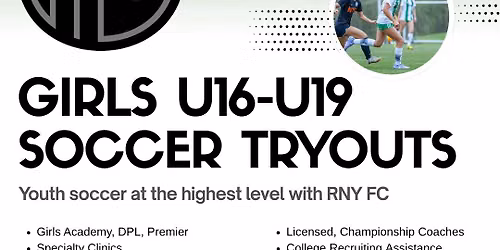 RNY FC GU16-19 Soccer Tryouts
