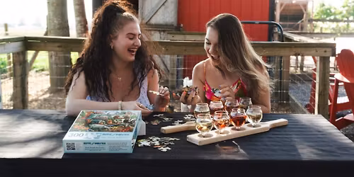 Speed Puzzling n' Sip at Taves Estate Cidery