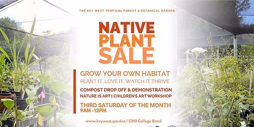 Native Plant Sale: Grow Your Own Habitat!