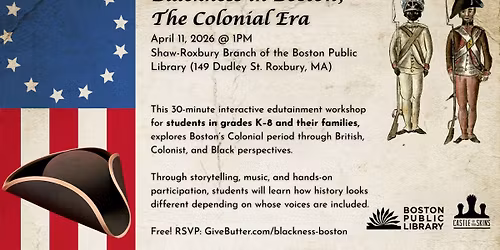 Blackness in Boston, The Colonial Era