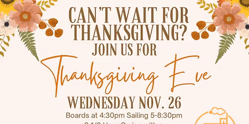 Thanksgiving Eve Aboard the Barbara Lee