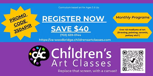 Children's Art Classes Grand Opening 