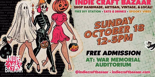 Indie Craft Bazaar: Shopping, DIY, Ice Skating, Drinks, Food, & Fun!
