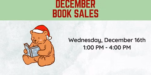 Friends of the Library December Book Sale