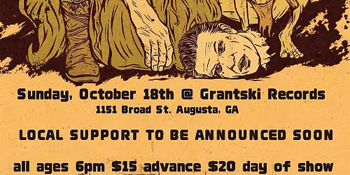 Doom Scroll and Helga Pataki at Grantski Records in Augusta on October 18th
