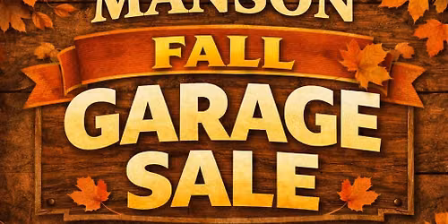 Manson Grange Fall Garage Sale