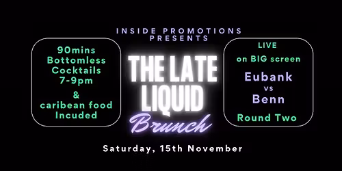 The late liquid brunch