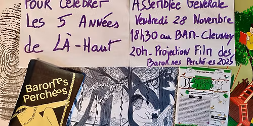 Les 5 ans de L\u00e0-Haut : AG 18h30 + Projection Film 20h