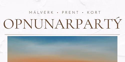 Opnunarpart\u00fd - by D\u00fana\ud83e\udd42