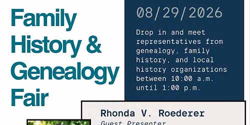 Family History & Genealogy Fair