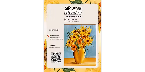 Sunflowers - Paint and Sip in Orange County | Classpop!\u2122