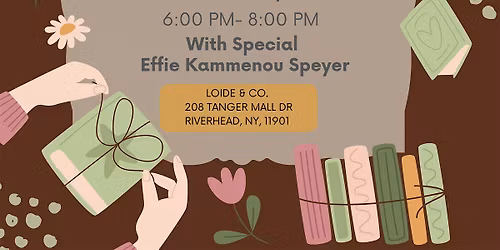 Book Club Meet the Author Effie Kammenou