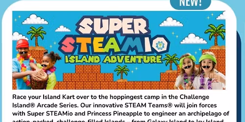Johnston Super STEAMio Island Adventure Camp\u00ae 